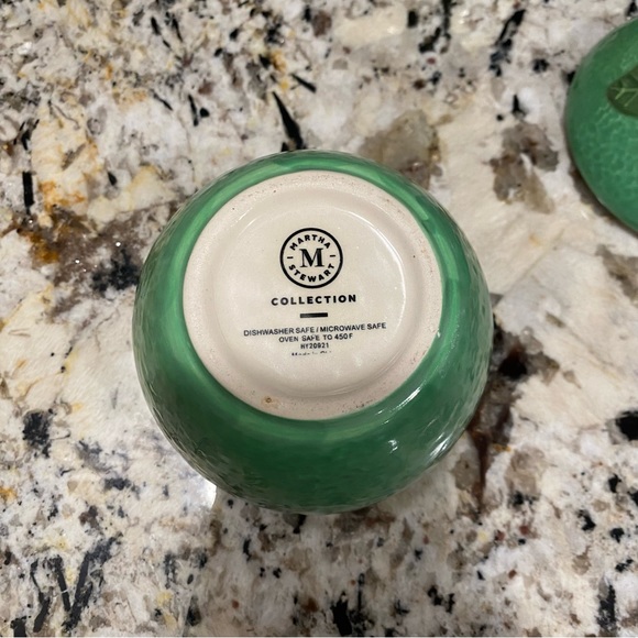 Martha Stewart Stoneware Cocottes Lime And Lemon - Picture 7 of 9